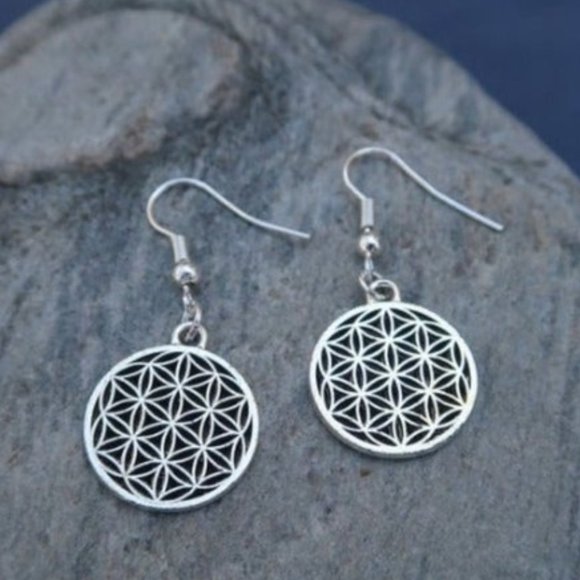 Handmade Jewelry - Flower of Life Earrings